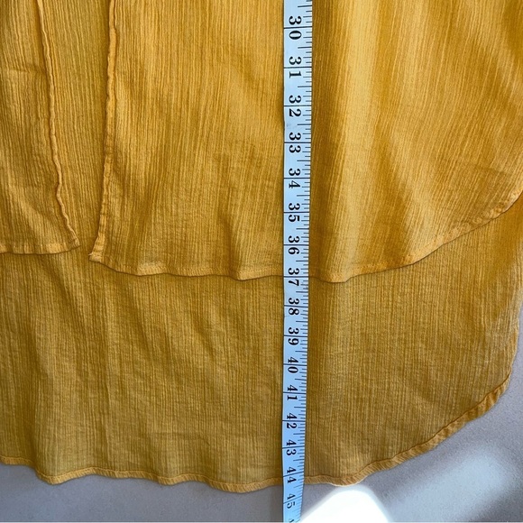 Anthropologie Cotton Oversized Beachy BohoDuster Tunic Shirt Button in M - Picture 14 of 15